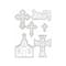Ensemble de matrices de découpe à motifs religieux de Recollections